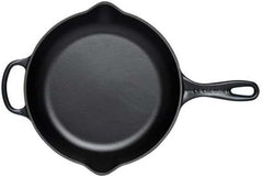 Le Creuset Signature Deep Skillet / Deep Frying Pan 26cm Matte Black - Open Box | 024147274506