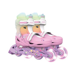 Yvolution Neon Combo Skates Size 3–6 – Rainbow | C49R4