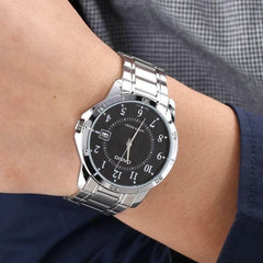 Casio Men 3-Hand Watch - Silver | MTP-V004D-1BUDF