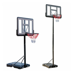 Adjustable Outdoor Basketball Stand with Shatter-Proof Backboard | S003-21A
