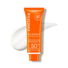 Lancaster Sun Sensitive سائل حليبي خالٍ من الزيوت SPF50 50 مل | عامل حماية 50 من الشمس