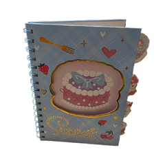 Notebook - Sweet - 21x16.5cm - Blue | D337