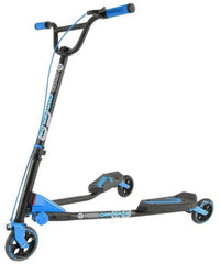 Yvolution YFliker C3 Carver Scooter – Black/Blue | 100042