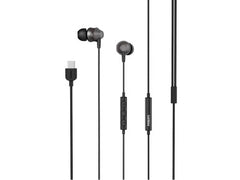 Philips Wired USB-C Earbuds with Microphone - Black | TAE1120