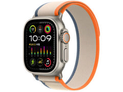 WIWU 42/44/45/49mm Nylon Loop Watch Band Wi-WB006 - Orange+Ivory | WI-WB006-ORG/IVY