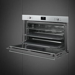 SMEG Oven 90 cm Gas 116 L Convection Stainless Steel | SF9300GGVX1
