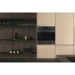 SMEG Oven Electric 60 cm 70L Matte black “Classica” | SF6301TN