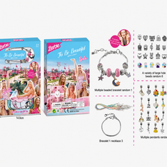 Barbie-Themed DIY Charm Bracelet and Necklace Set | FT2054
