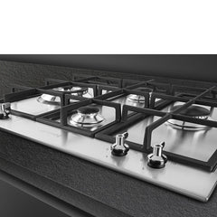 SMEG Gas Hob 60cm 4 Burners Safety Stainless Steel | PX364L