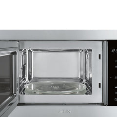 SMEG Built-In Microwave 25L Stainless Steel & Black | FMI325X