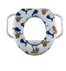 Donald Duck Soft Potty Training Seat with Handles - White | 408-3