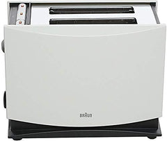 Braun MultiToast 2-Slice Toaster White Defrost Reheat | HT400