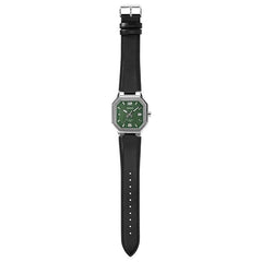 Casio Men 3-Hand Watch - Black / Green | MTP-B195L-3AVDF