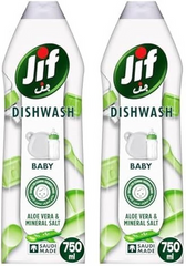 Jif HDW Baby Ecotech Dishwash Liquid 750ml 2 @ 20% OFF | 294926