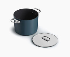 Joseph Joseph Space Folding Handle Ceramic Non-Stick 25cm Blue Stock Pot & Lid | 45045