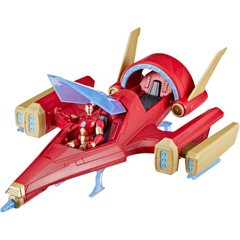 Hasbro Marvel Avengers Epic Hero Series Iron Man Repulsor Blast Battle Jet | HBAVF9329