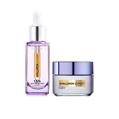 L'Oréal Paris Hyaluron Expert Moisturiser And Plumping Duo Bundle At 20% Off