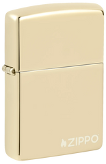 Zippo High Polish Champagne Logo Windproof Lighter | 46682ZL