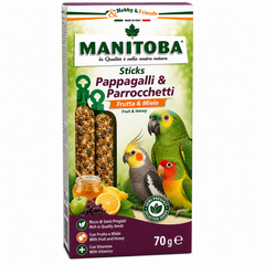 Manitoba Stick Pappagalli & Parrocchetti Frutta Miele Bird Food 70 g | 4415