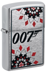 Zippo James Bond Casino Royale 007 Brushed Chrome Lighter | 48734