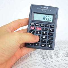 Casio Portable Calculator with 8-Digit Extra Big Display | HL-4A-W-DP(PH)