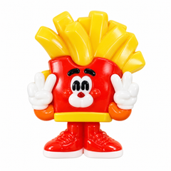 4 Assorted Designs Small Food Character Squishy Toy Set | AL1093