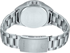 Casio Edifice Men Analog Watch - Silver Blue | EFV-140D-2AVUDF