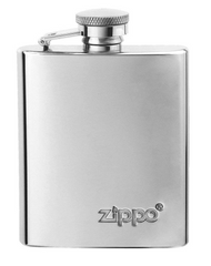 Zippo High Polish Stainless Steel Flask 3oz | 122228