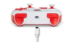 PowerA Enhanced Wired Controller for Nintendo Switch - Mario Red/White