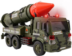 Missile Launch Vehicle Toy Truck with Light & Sound - Green | YF3093B