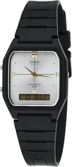 Casio Men Vintage Analog-Digital Watch - Black / Silver | AW-48HE-7AVDF
