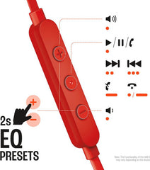 JBL Tune 305C USB-C Earphones Red | JBLT305CRED