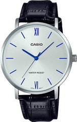 Casio Men 3H Watch - Silver / White / Black | MTP-VT01L-7B1UDF
