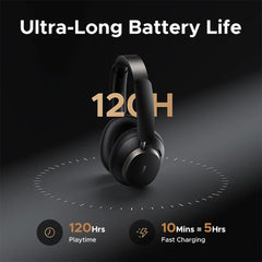 UGREEN Studio Pro Wireless Headphones — Hybrid ANC Hi-Res LDAC - Black | HP206 55687