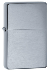 Zippo Vintage Brushed Chrome with Slash Windproof Lighter | 23025