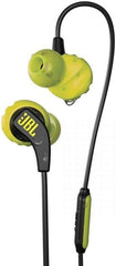 JBL Endurance Run Sweatproof Sports In-Ear Earphones, Yellow | JBLENDURRUNBNL