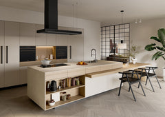 Smeg Island Hood 120cm 560 m³/h Asymmetric Black Matt | KBTI9L4VN