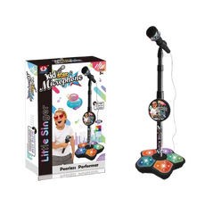 He Sheng Li Kid Star Standing Microphone - Black | 5350A