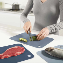 Joseph Joseph Pop 3-piece Blue Chopping Mat Set | 981002