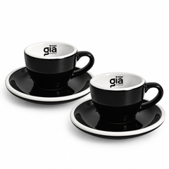 Najjar Gia Porcelain Set Single Cups & Saucers
