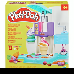 Hasbro Play-doh مجموعة لعب آيس كريم رينبو سويرل | HBPHG0028