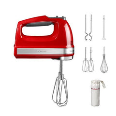 KitchenAid 9 Speed Hand Mixer Contour Red | 5KHM9212EER