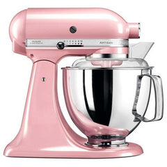 KitchenAid Tilt-Head Artisan Mixer Silky Pink 4.8L + 3L Bowl + Flex Edge Beater | 5KSM175PSESP