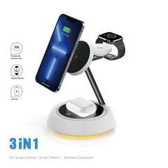 WIWU 3 in 1 wireless charger Wi-W002 White | WI-W002-WT