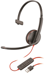 Plantronics Blackwire 3210 USB-A Wired Headset - Mono with Mic | 209744-201
