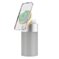 WIWU 3 in 1 wireless charger speaker Wi-W022 White | WI-W022-WT