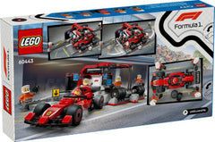 LEGO® City محطة توقف وصيانة F1® وطاقم الصيانة مع سيارة فيراري | 60443