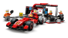 LEGO® City محطة توقف وصيانة F1® وطاقم الصيانة مع سيارة فيراري | 60443