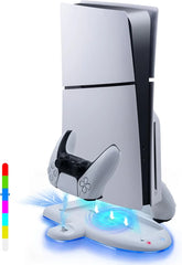 DOBE PS5 Slim Cooling & Charging Dock with RGB Light | TP5-3528