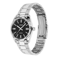 Casio Unisex 3-Hand Watch - Black / Silver | UTP-1302PD-1AVDF- Blue / Silver | UTP-1302PD-2A1VDF
